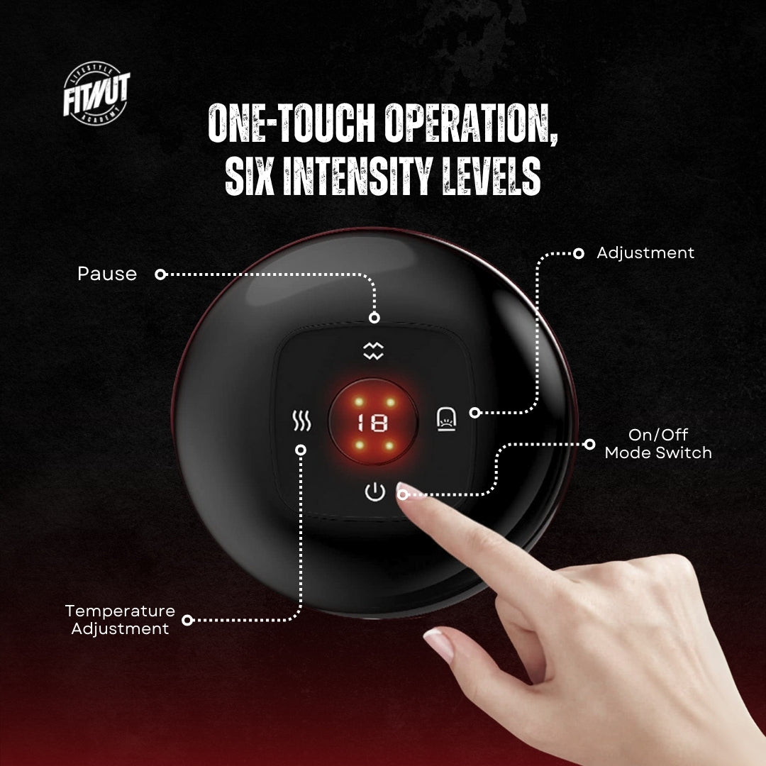 Smart cuping massager