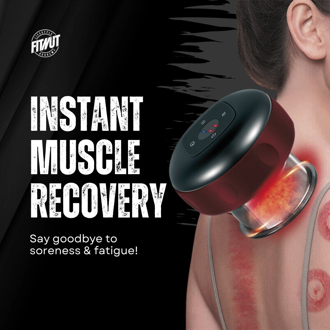 FitNut Smart Cupping Therapy Massager | Heated Suction & Deep Tissue Relief