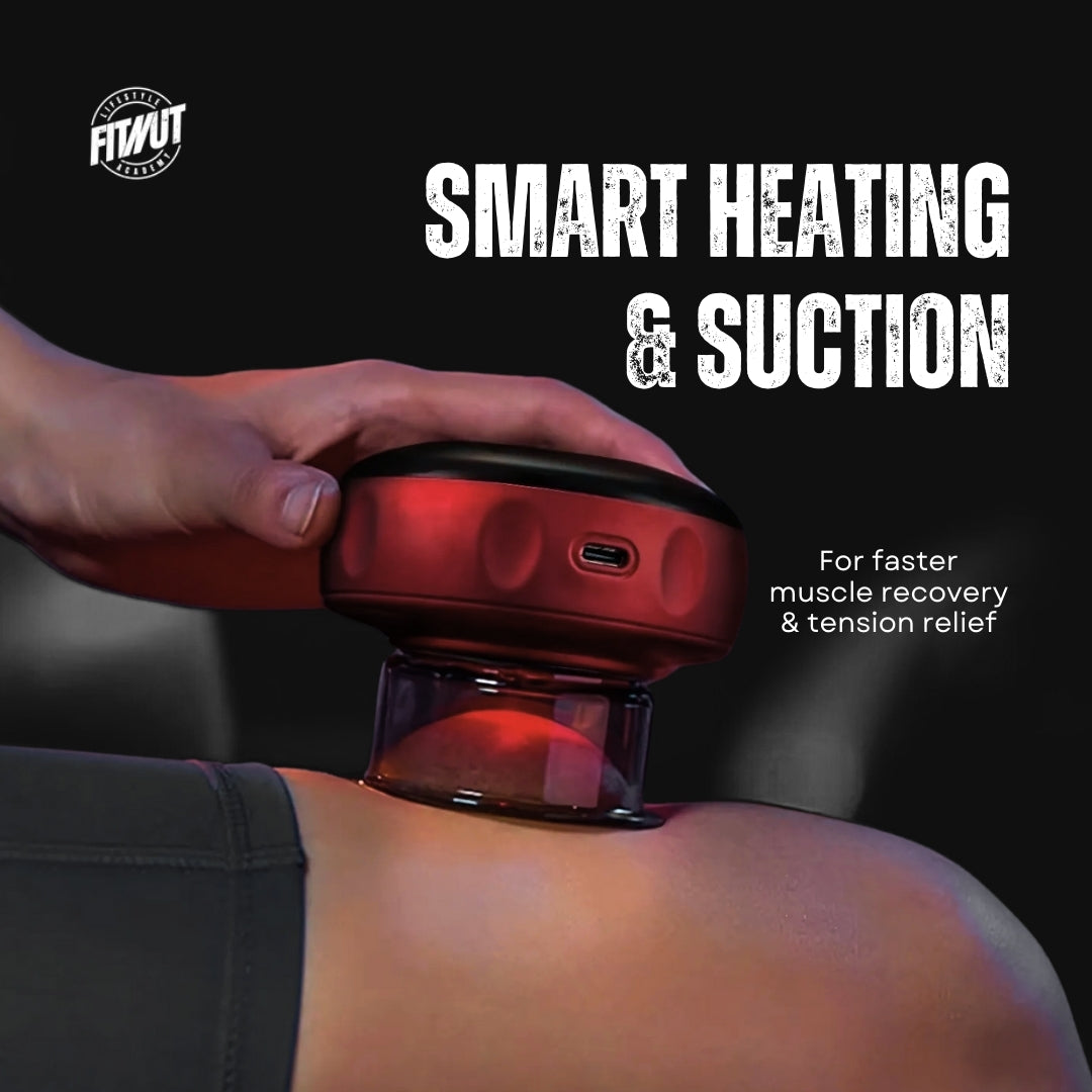 FitNut Smart Cupping Therapy Massager | Heated Suction & Deep Tissue Relief